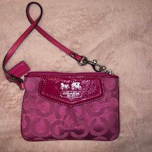 Small Coach Wristlet